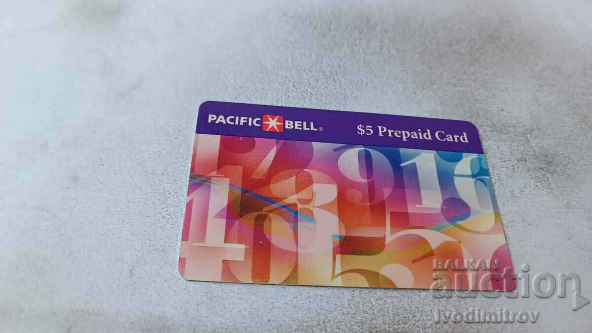 Ваучер PACIFIC BELL 5 $ Prepaid Card