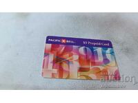 Voucher PACIFIC BELL $5 Prepaid Card