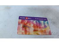 Voucher PACIFIC BELL $5 Prepaid Card