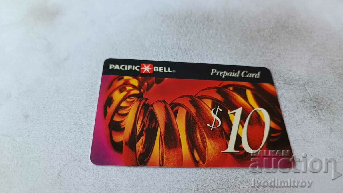 Voucher Card preplătit de 10 USD PACIFIC BELL