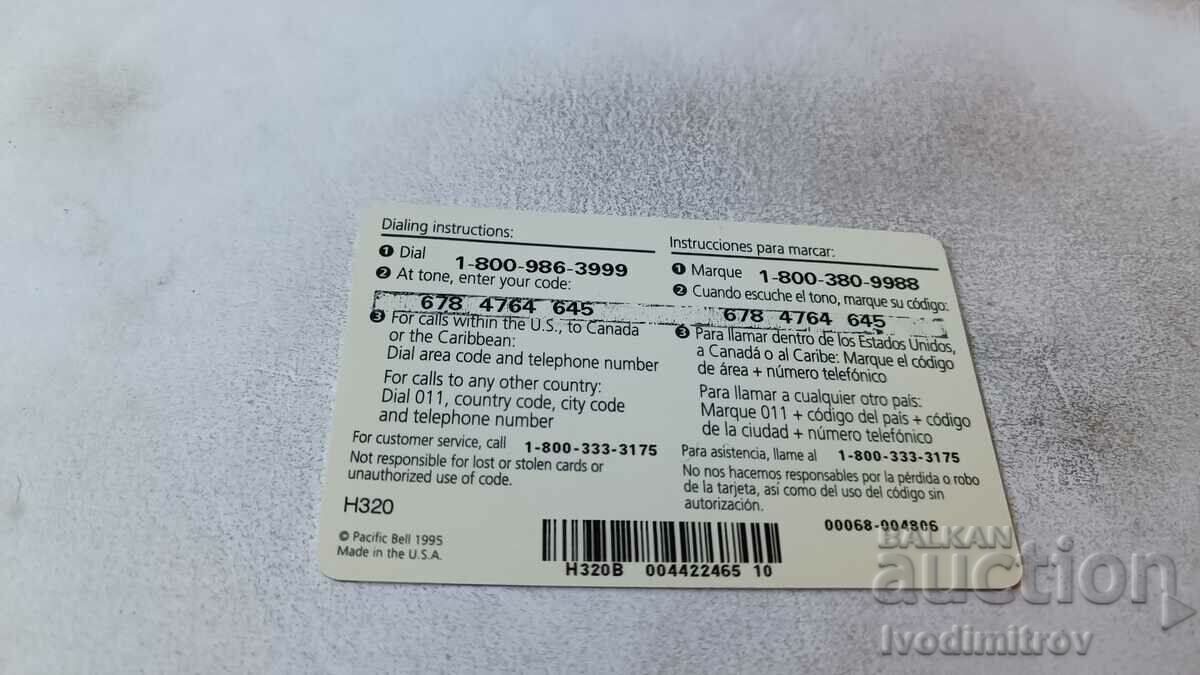 Voucher PACIFIC BELL $20 Prepaid Card with price 0.85 BGN | € 0.43 Voucher PACIFIC BELL $20 Prepaid Card with price 0.85 BGN | € 0.43