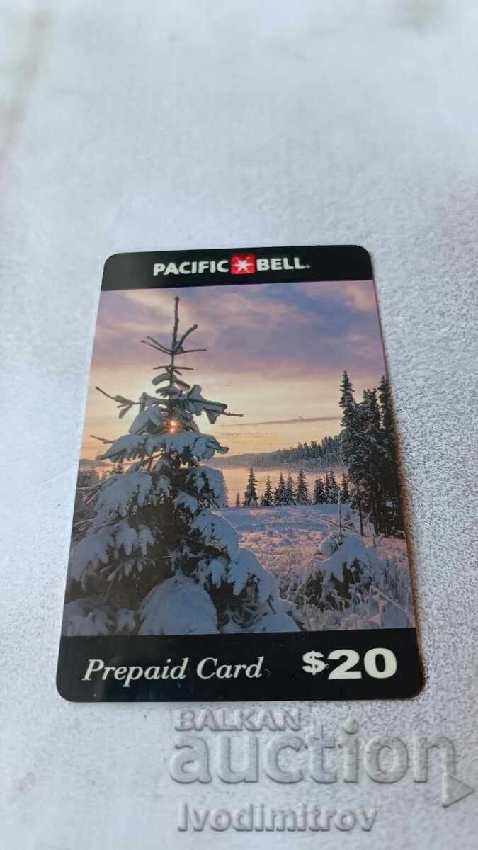 Κουπόνι PACIFIC BELL Προπληρωμένη κάρτα 20 $