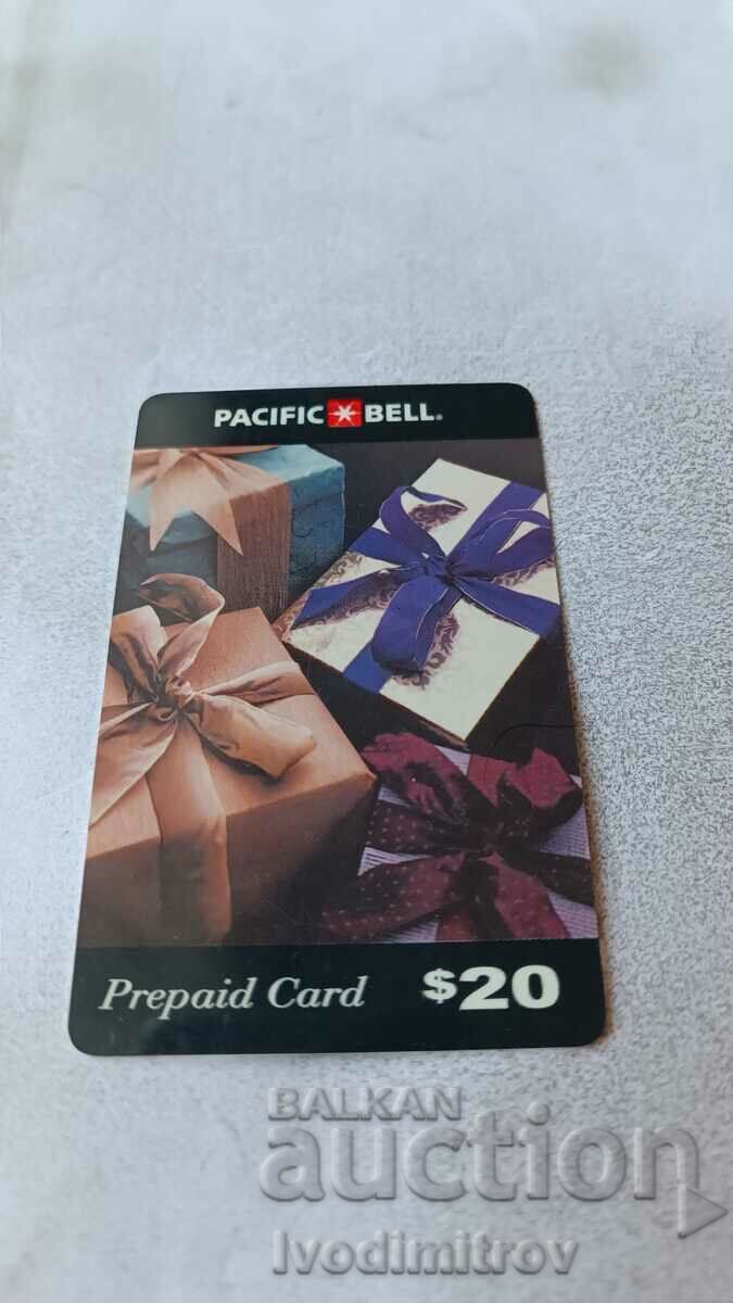 Κουπόνι PACIFIC BELL Προπληρωμένη κάρτα 20 $