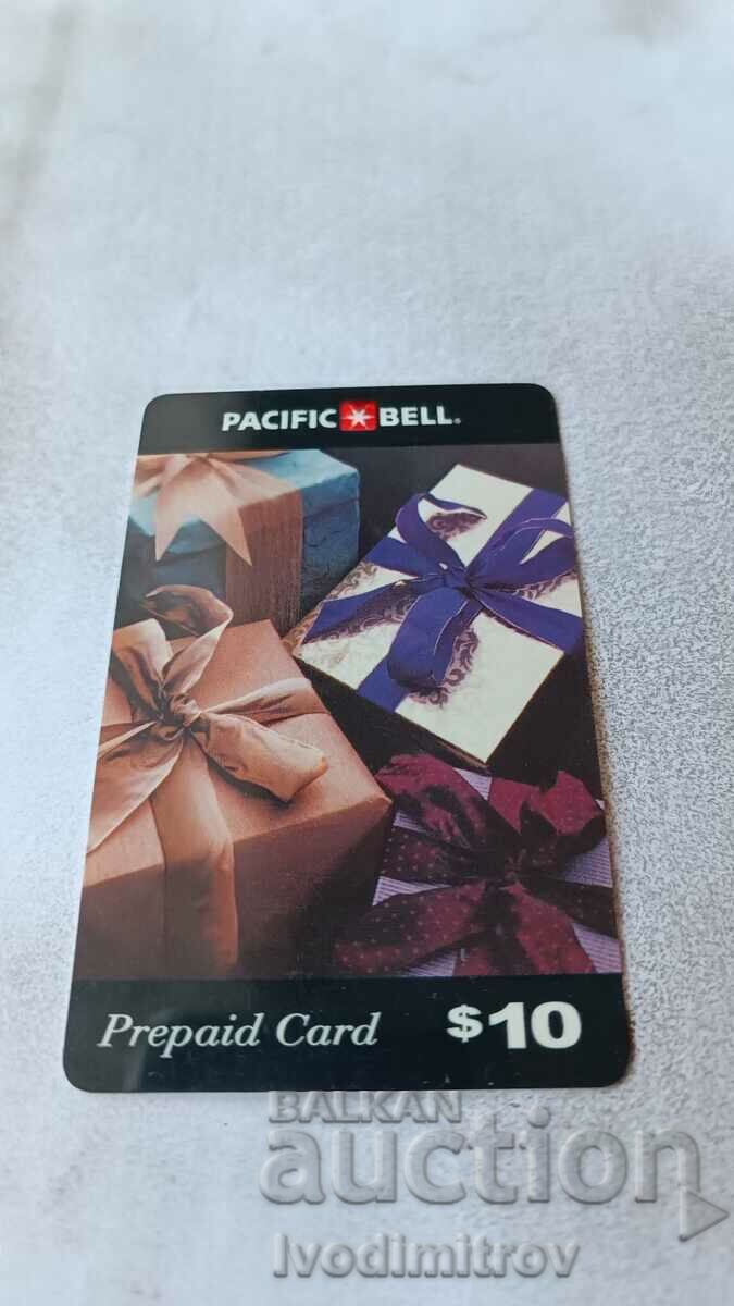 Κουπόνι PACIFIC BELL 10$ Προπληρωμένη κάρτα