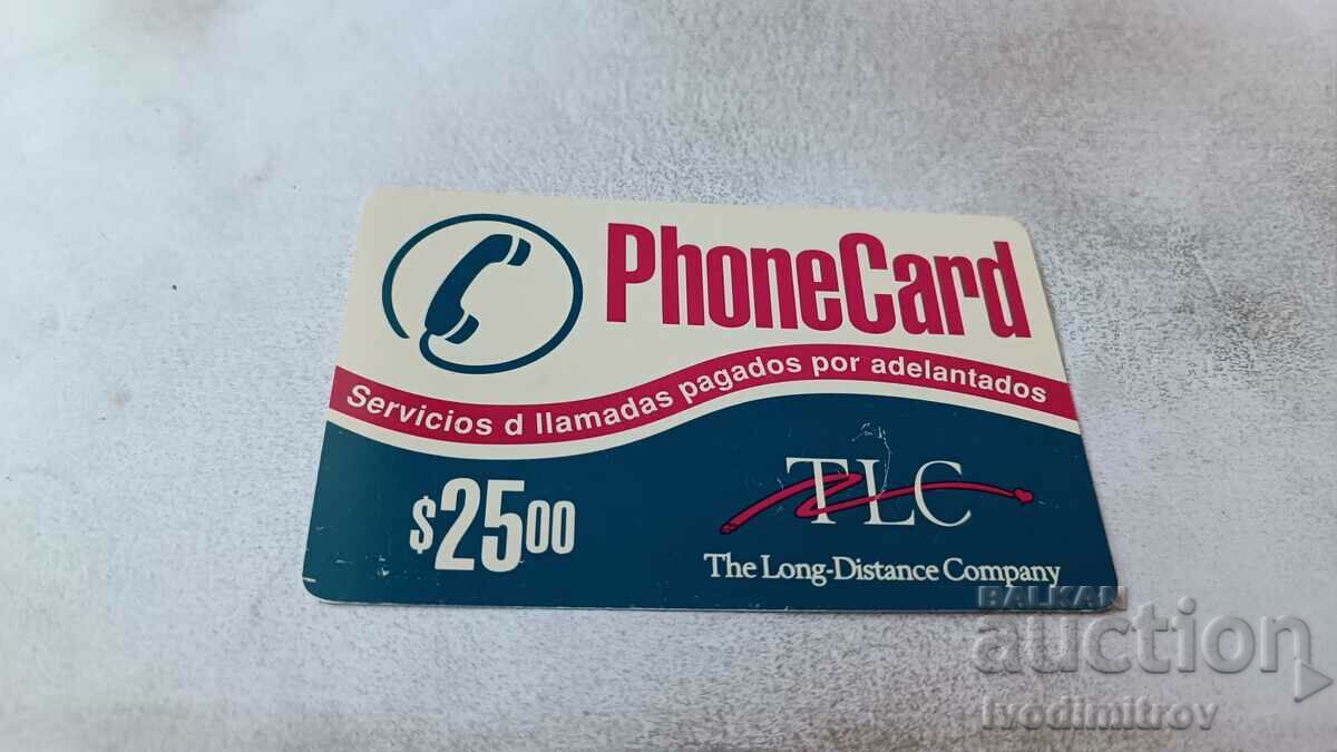 TLC PhoneCard Voucher $25