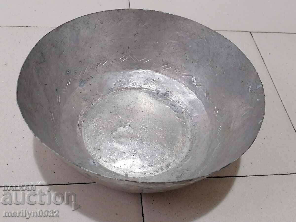 Old tinned bowl sahan panica tas copper vessel copper with price 129.00 BGN | € 65.96 Old tinned bowl sahan panica tas copper vessel copper with price 129.00 BGN | € 65.96