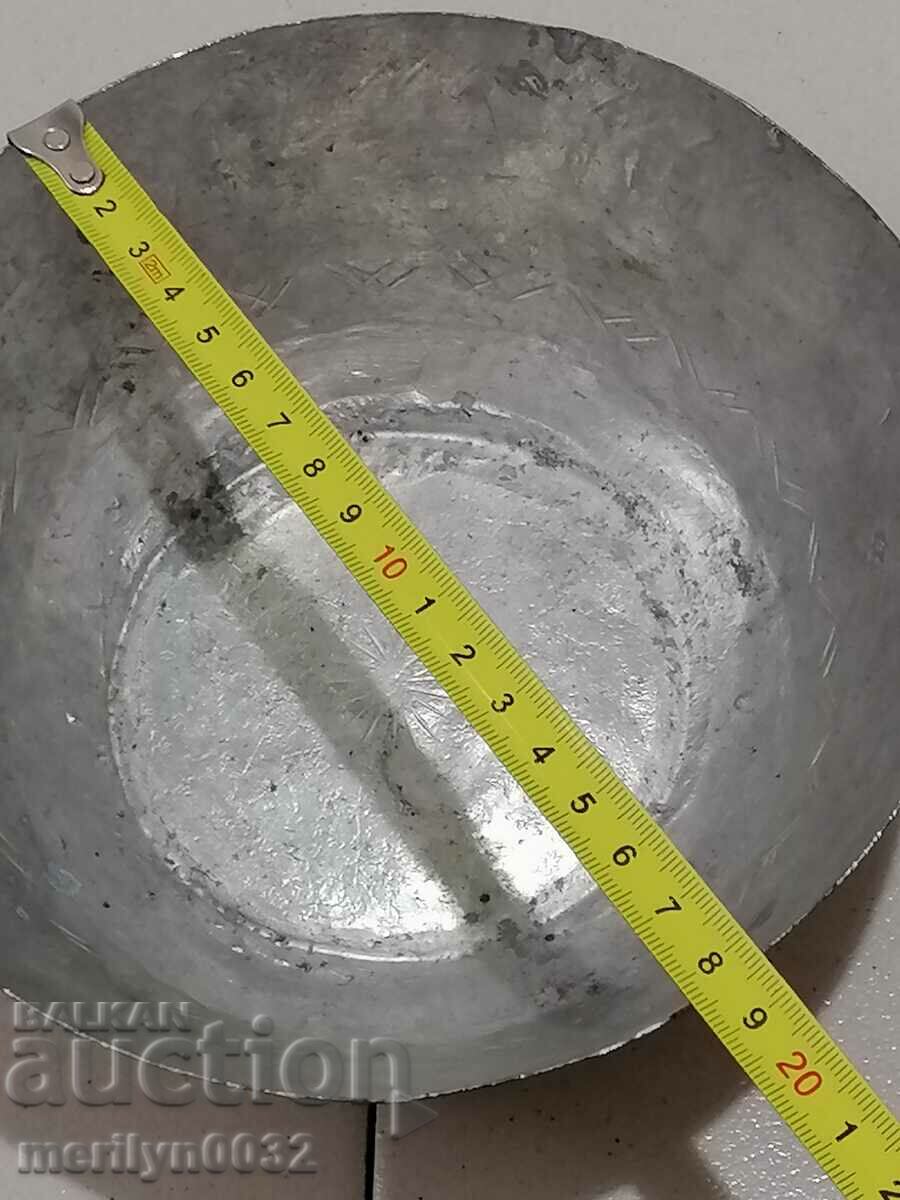 Delivery of Old tinned bowl sahan panica tas copper vessel copper Delivery of Old tinned bowl sahan panica tas copper vessel copper