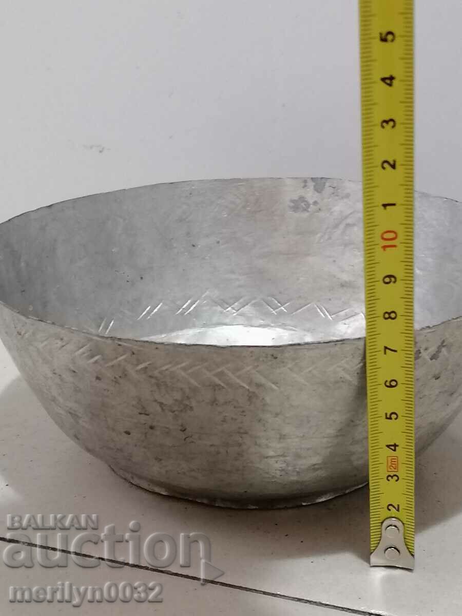 Old tinned bowl sahan panica tas copper vessel copper - 5 Old tinned bowl sahan panica tas copper vessel copper - 5