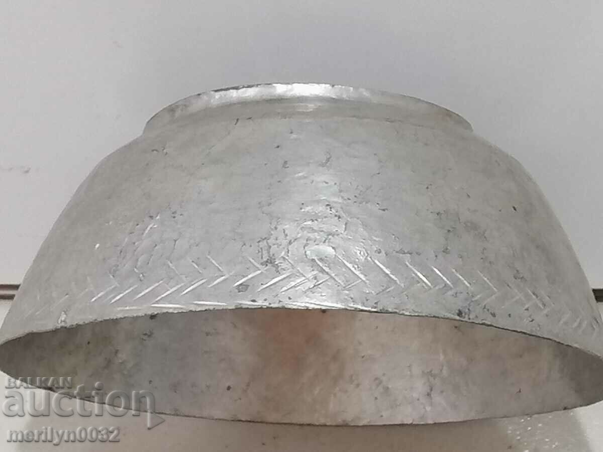 Old tinned bowl sahan panica tas copper vessel copper - 6 Old tinned bowl sahan panica tas copper vessel copper - 6