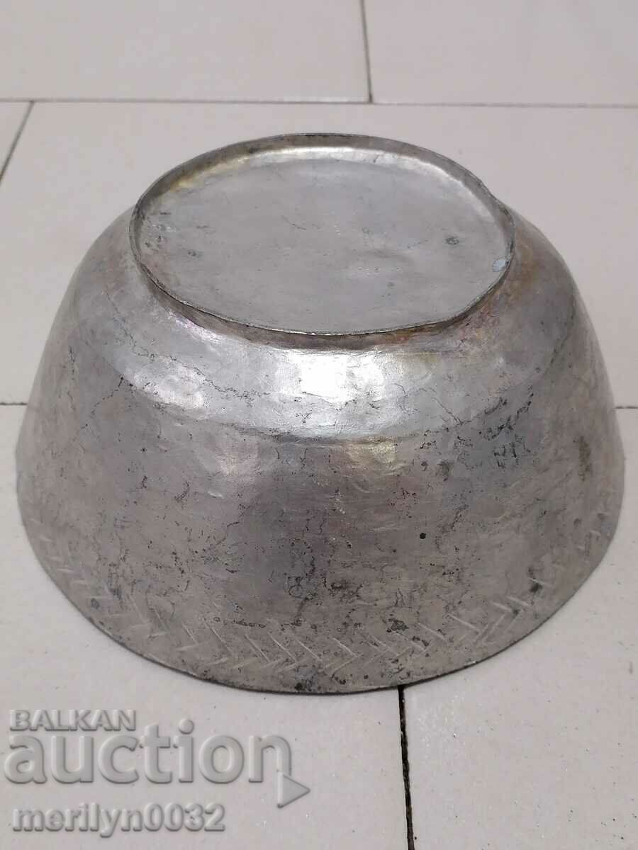 Old tinned bowl sahan panica tas copper vessel copper - 7 Old tinned bowl sahan panica tas copper vessel copper - 7