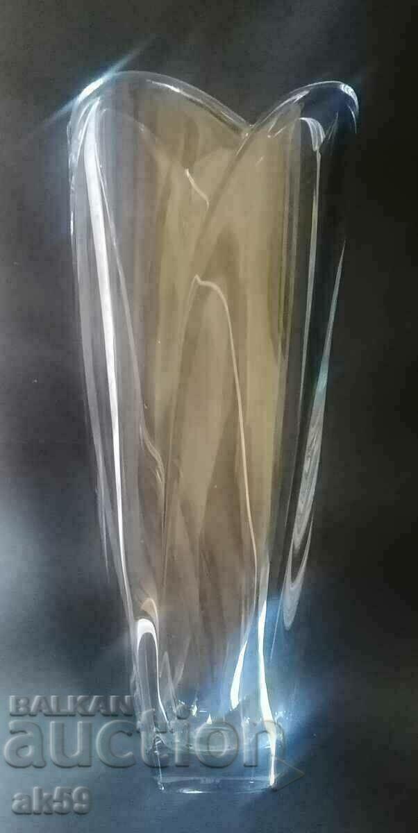 Crystal vase - "Bohemia" - Czech Republic. with price 115.00 BGN | € 58.80 Crystal vase - "Bohemia" - Czech Republic. with price 115.00 BGN | € 58.80