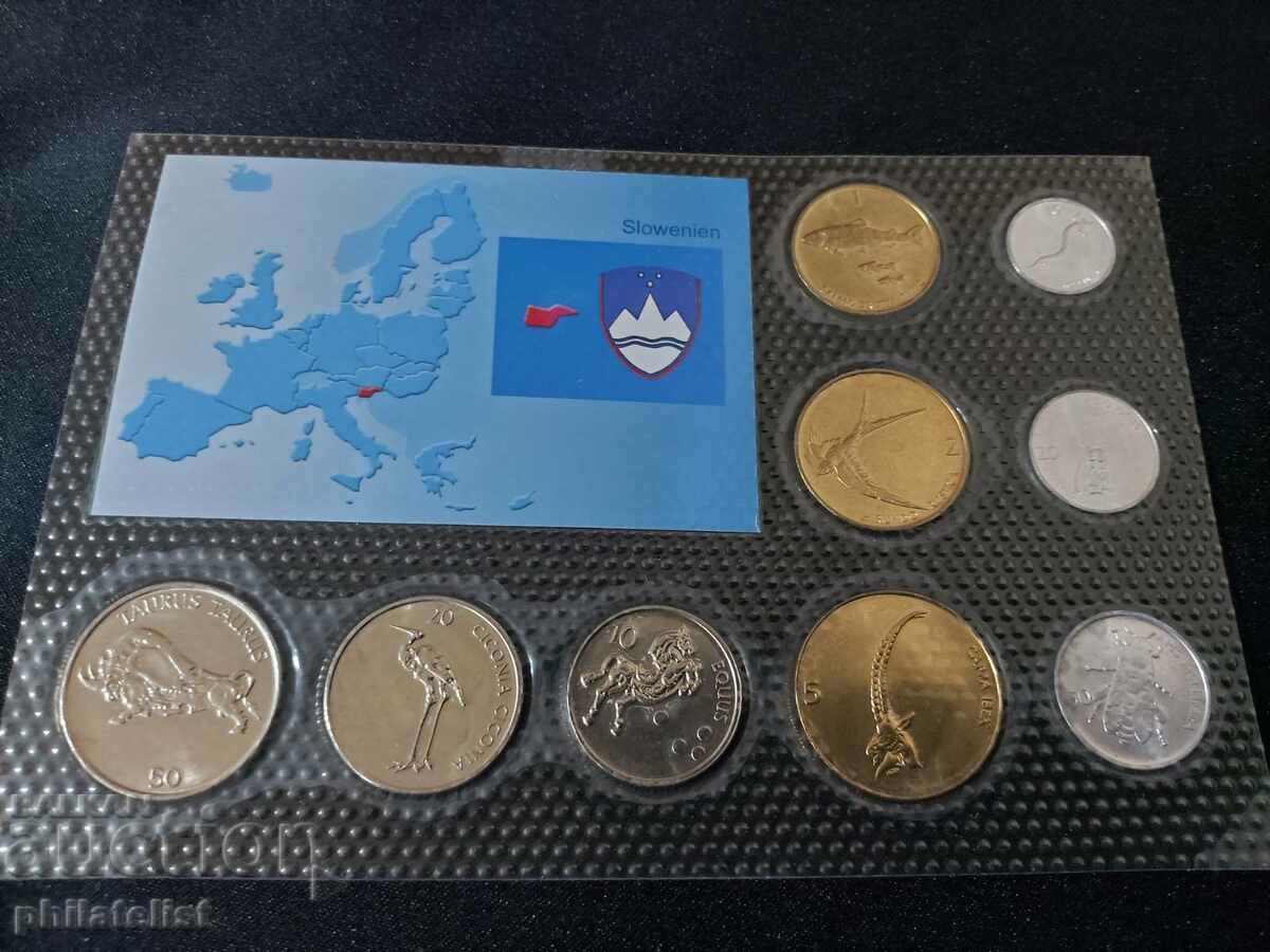 Slovenia - Complete set of 9 coins with price 22.00 BGN | € 11.25 Slovenia - Complete set of 9 coins with price 22.00 BGN | € 11.25