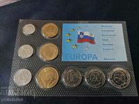 Словения - Комплектен сет от 9 монети