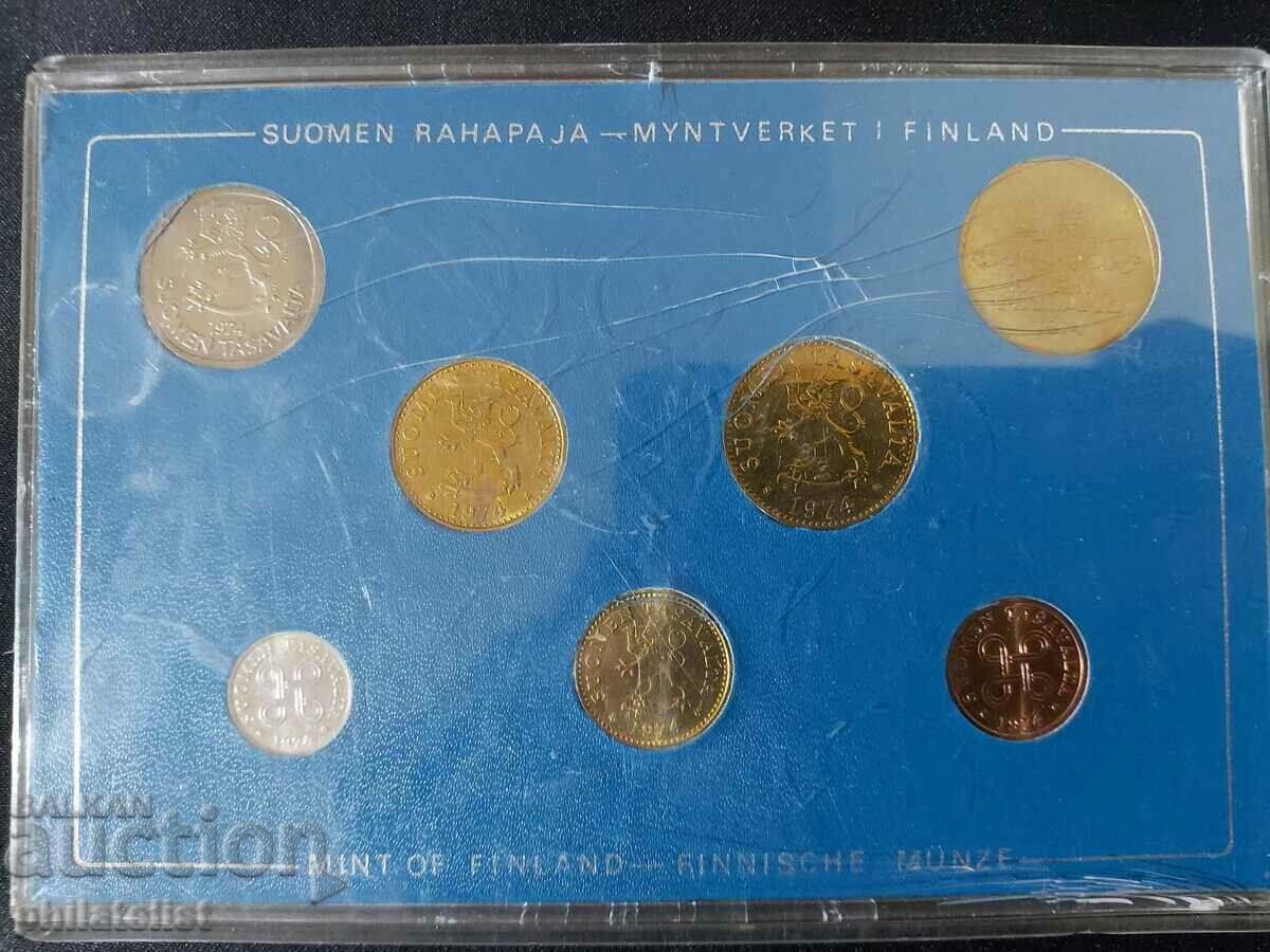 Finland 1974 - Complete set of 7 coins with price 22.00 BGN | € 11.25 Finland 1974 - Complete set of 7 coins with price 22.00 BGN | € 11.25