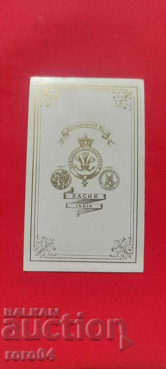 OLD PHOTO - CARDBOARD - INDIA - 5 OLD PHOTO - CARDBOARD - INDIA - 5