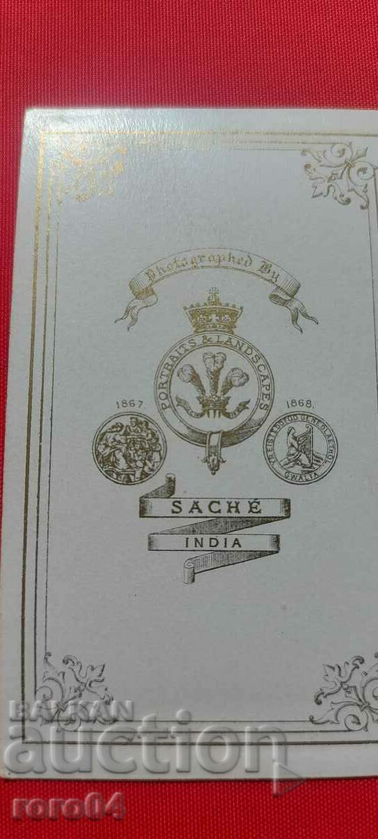 OLD PHOTO - CARDBOARD - INDIA - 6 OLD PHOTO - CARDBOARD - INDIA - 6