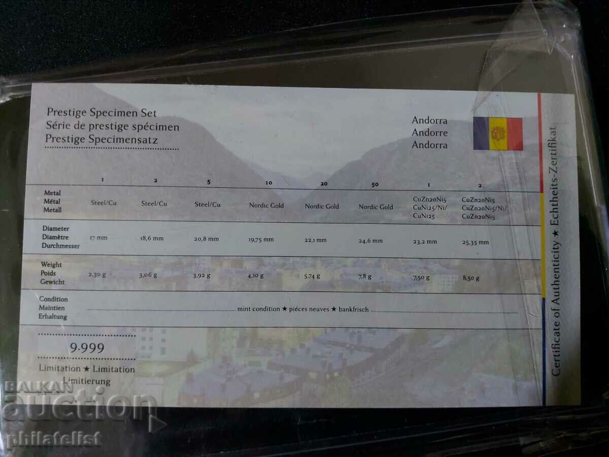 Trial Euro Set - Andorra with price 22.00 BGN | € 11.25