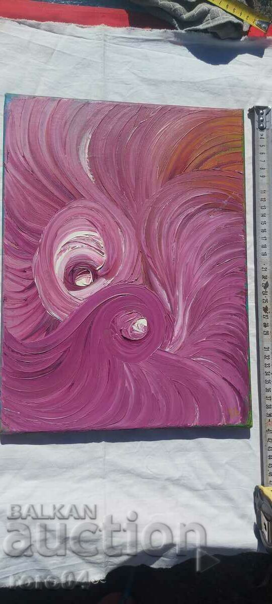 ABSTRACT IN PURPLE - M.B.P. - 5