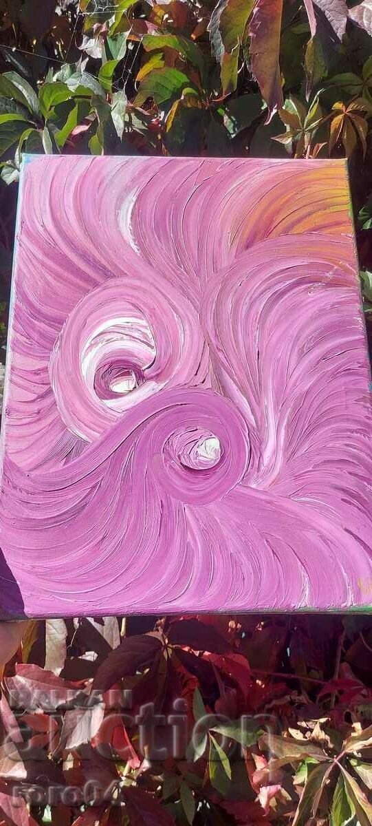 ABSTRACT IN PURPLE - M.B.P.