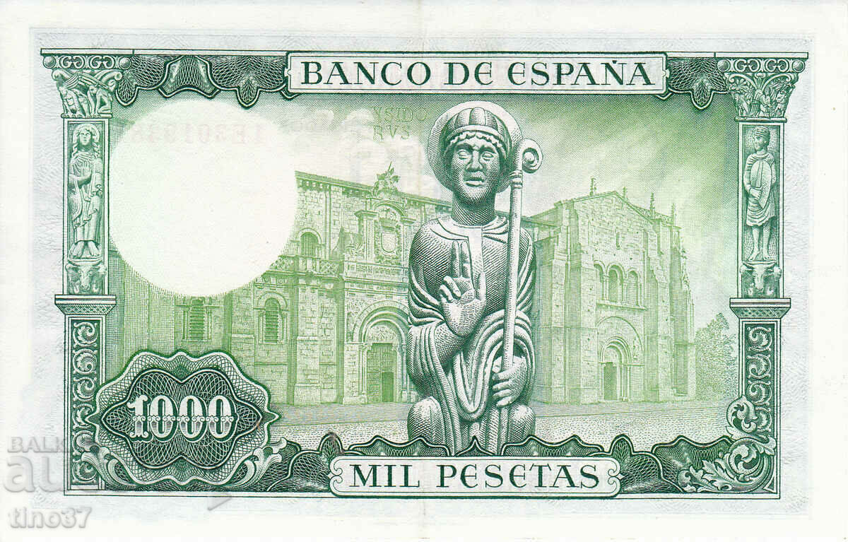 Auction tino37 - SPAIN - 1000 PESETAS - 1965 - XF+/AU Auction tino37 - SPAIN - 1000 PESETAS - 1965 - XF+/AU