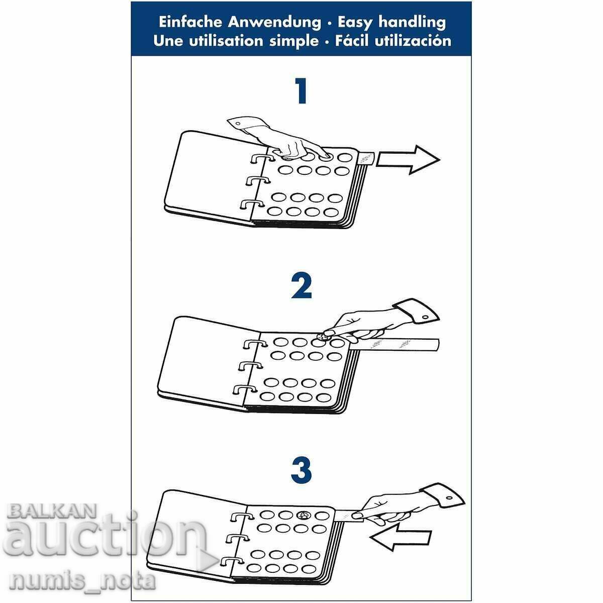 Delivery of luxury Album for 2-euro coins VISTA by Leuchtturm + cassette Delivery of luxury Album for 2-euro coins VISTA by Leuchtturm + cassette