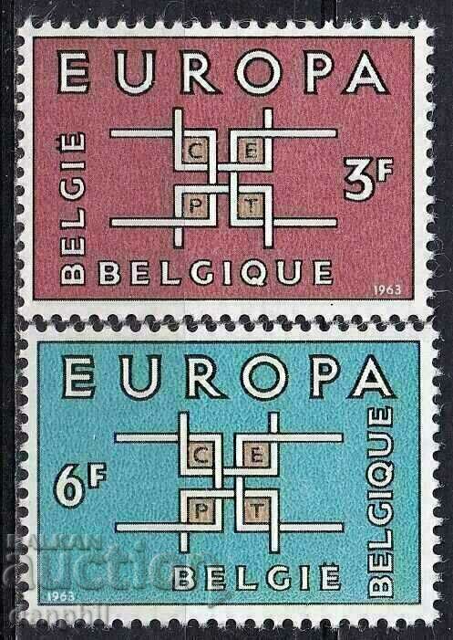 Βέλγιο 1963 Ευρώπη CEPT (**), καθαρή σειρά, χωρίς σφραγίδα