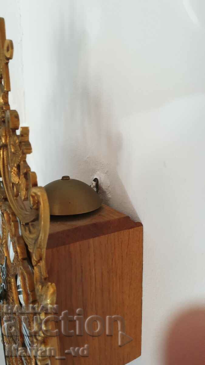 Bronze Rare Mechanical Swiss Wall Clock - 7 Bronze Rare Mechanical Swiss Wall Clock - 7