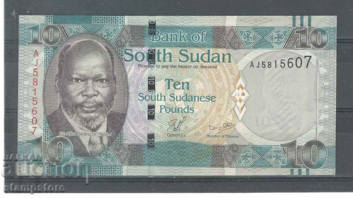 Sudanul de Sud - 10 lire sterline