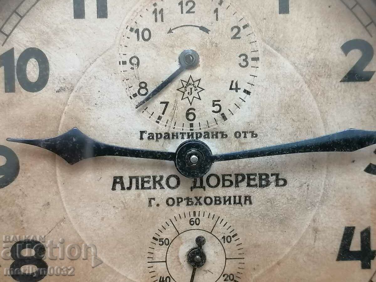 Early 20th century Junghans desk clock alarm WORKS with price 73.00 BGN | € 37.32