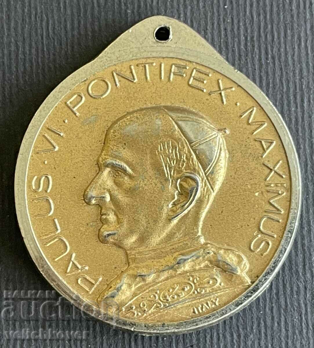 35740 Vatican Italia Token Medalia Catolică Papa Paul al VI-lea