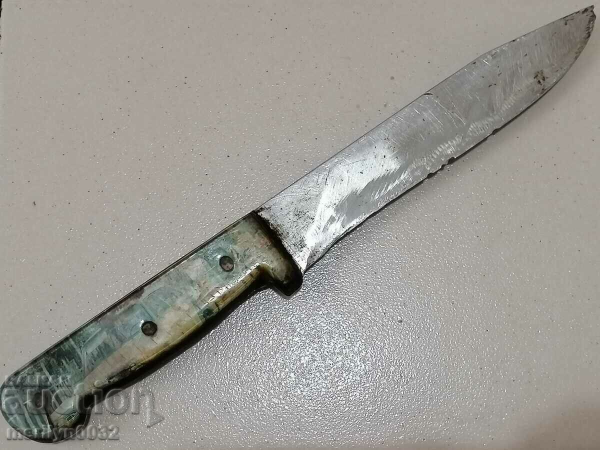 Delivery of Old butcher knife social period blade Delivery of Old butcher knife social period blade