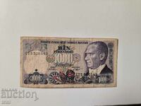 TURKEY 1000 Lira 1970 ... b17