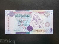 LIBYA, 1 dinar, 2009, UNC