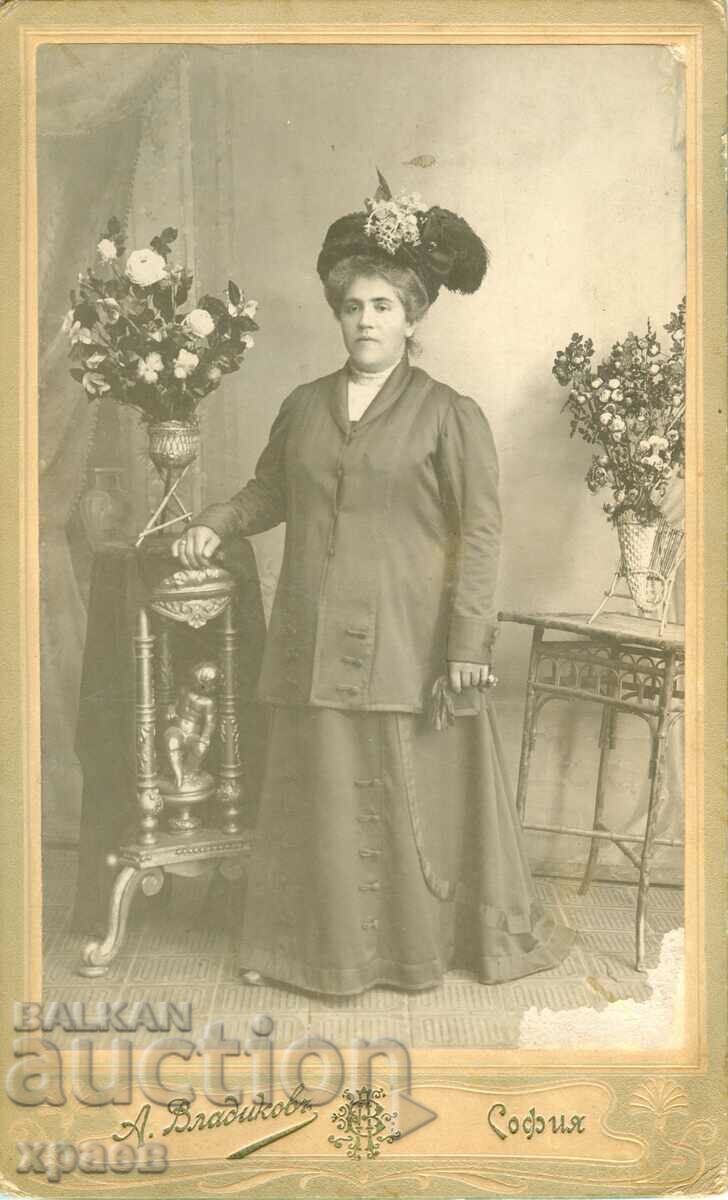 OLD PHOTO - CARDBOARD - A. VLADIKOV - SOFIA - G126 OLD PHOTO - CARDBOARD - A. VLADIKOV - SOFIA - G126