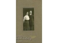 СТАРА ФОТОГРАФИЯ - КАРТОН - АН.АНДРЕЕВ – ПЛОВДИВ - Г114