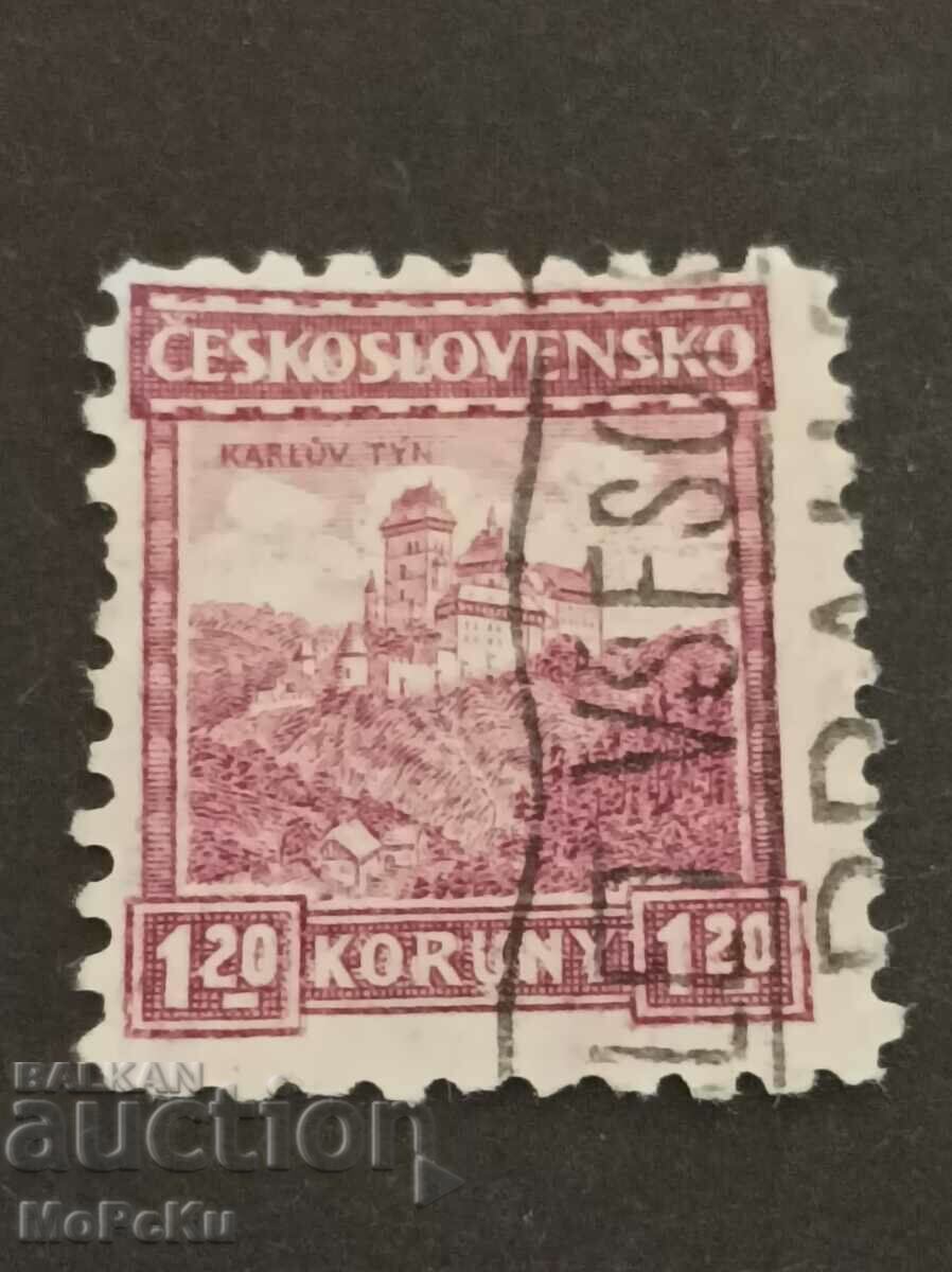 timbru poștal Ceskoslovensko