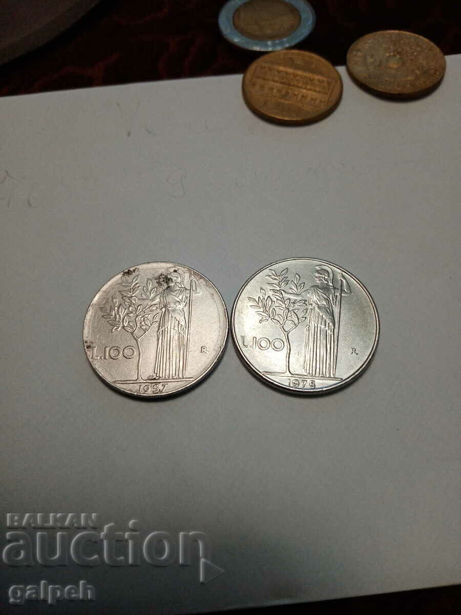 Delivery of LOT OF COINS ITALY - 5 pcs. - from BGN 7 Delivery of LOT OF COINS ITALY - 5 pcs. - from BGN 7