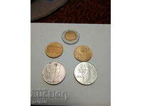 LOT OF COINS ITALY - 5 pcs. - from BGN 7