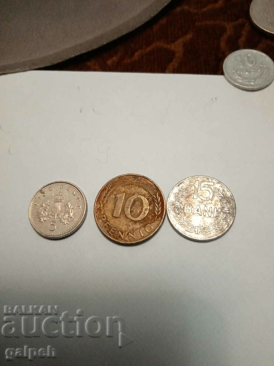 Delivery of LOT OF COINS MIXED - 12 pcs. - from BGN 1.5 Delivery of LOT OF COINS MIXED - 12 pcs. - from BGN 1.5