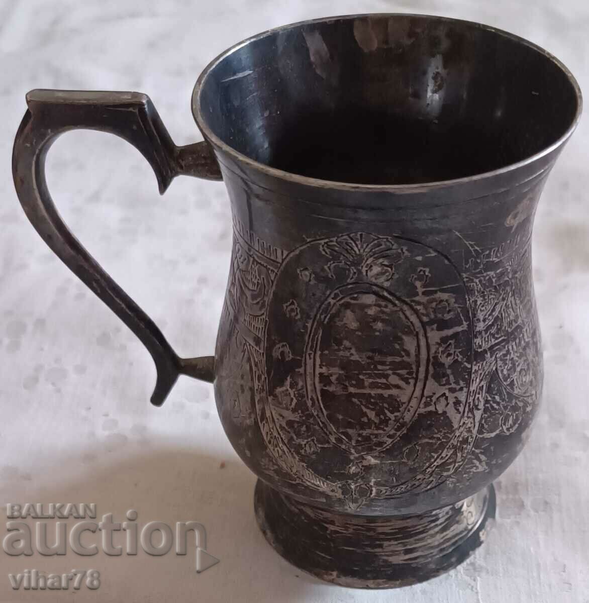 Old Silver Plated Cup - Private Transfer only - 5