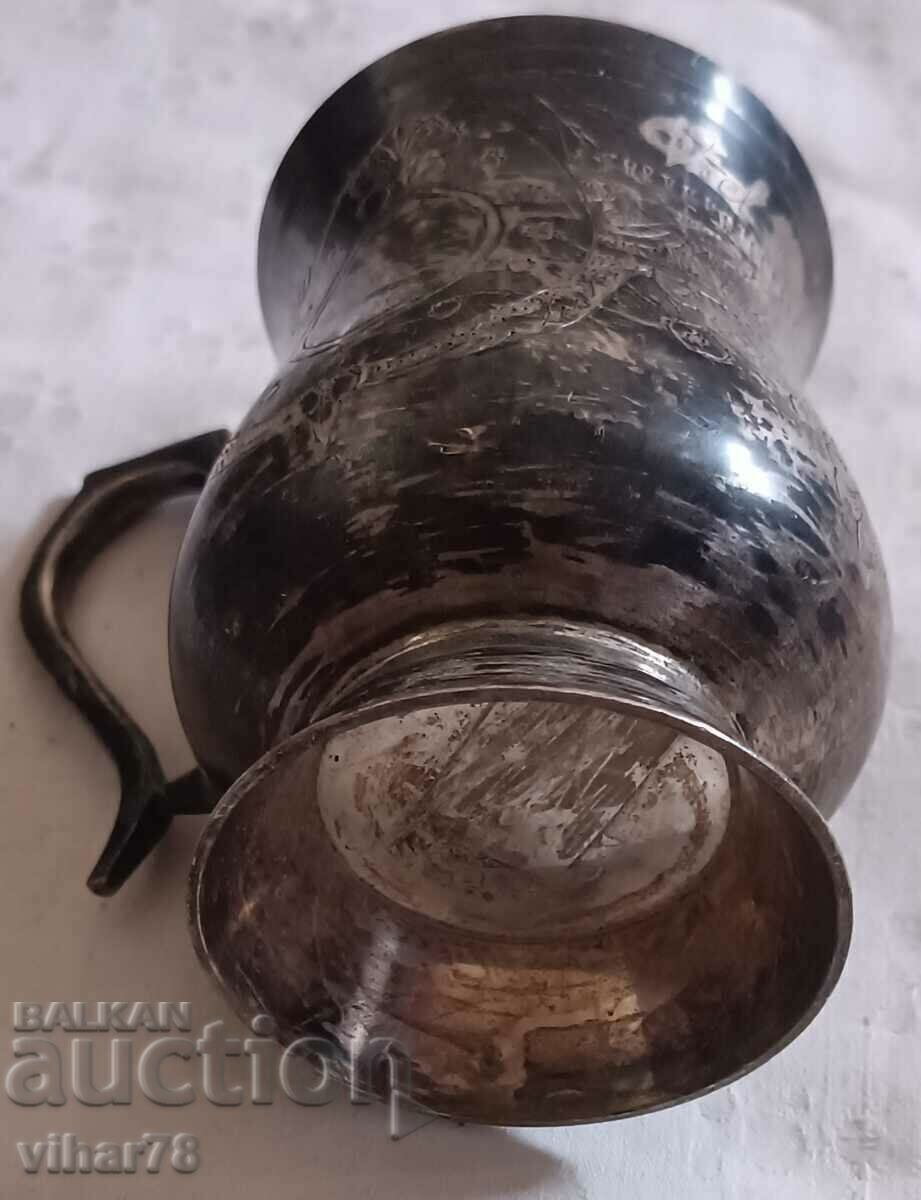 Veche Cupă Placată cu Argint - 6