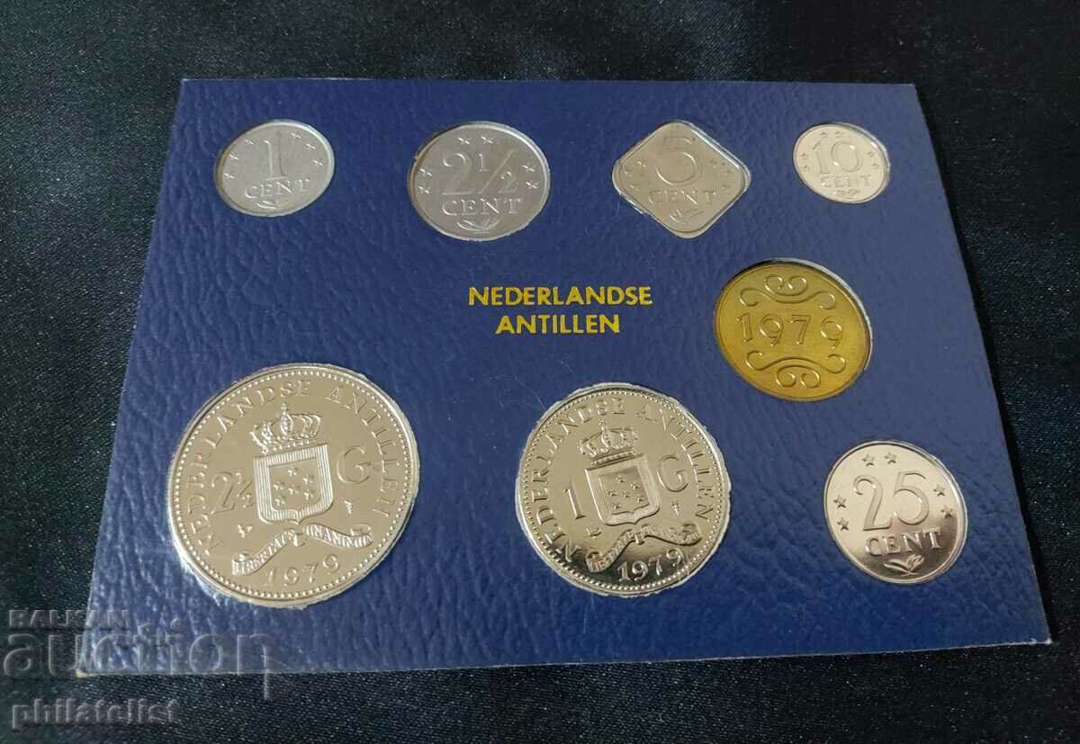 Ολλανδικές Αντίλλες 1979 - Ολοκληρωμένο σετ + μετάλλιο με τιμή 22.00 BGN | € 11.25 Ολλανδικές Αντίλλες 1979 - Ολοκληρωμένο σετ + μετάλλιο με τιμή 22.00 BGN | € 11.25