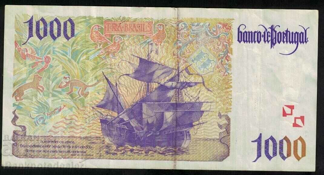 Portugal 1000 Escudos 1996 Pick 181 Ref 2737 with price 23.00 BGN | € 11.76 Portugal 1000 Escudos 1996 Pick 181 Ref 2737 with price 23.00 BGN | € 11.76