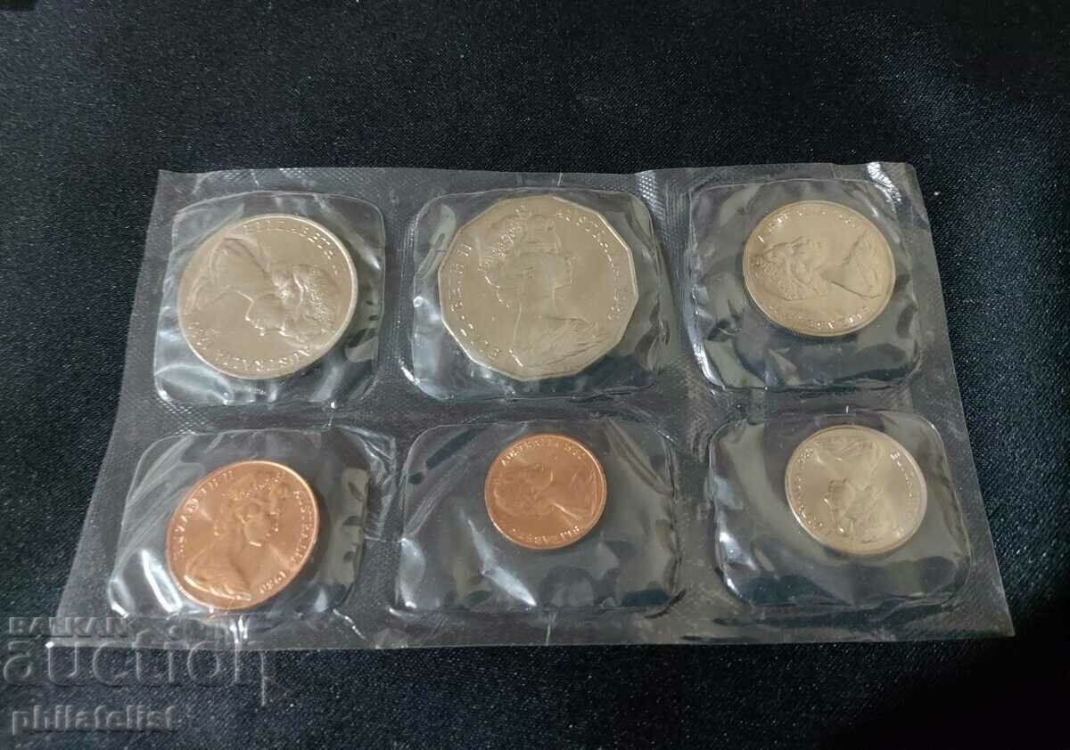 Australia 1980 - Complete set, 6 coins with price 22.00 BGN | € 11.25 Australia 1980 - Complete set, 6 coins with price 22.00 BGN | € 11.25