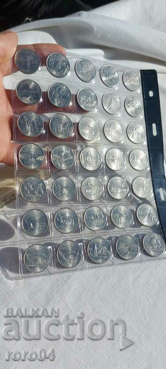 ΗΠΑ - ΤΕΤΑΡΤΟ ΔΟΛΑΡΙΟ - 35 ΤΕΜΑΧΙΑ - 7 ΗΠΑ - ΤΕΤΑΡΤΟ ΔΟΛΑΡΙΟ - 35 ΤΕΜΑΧΙΑ - 7