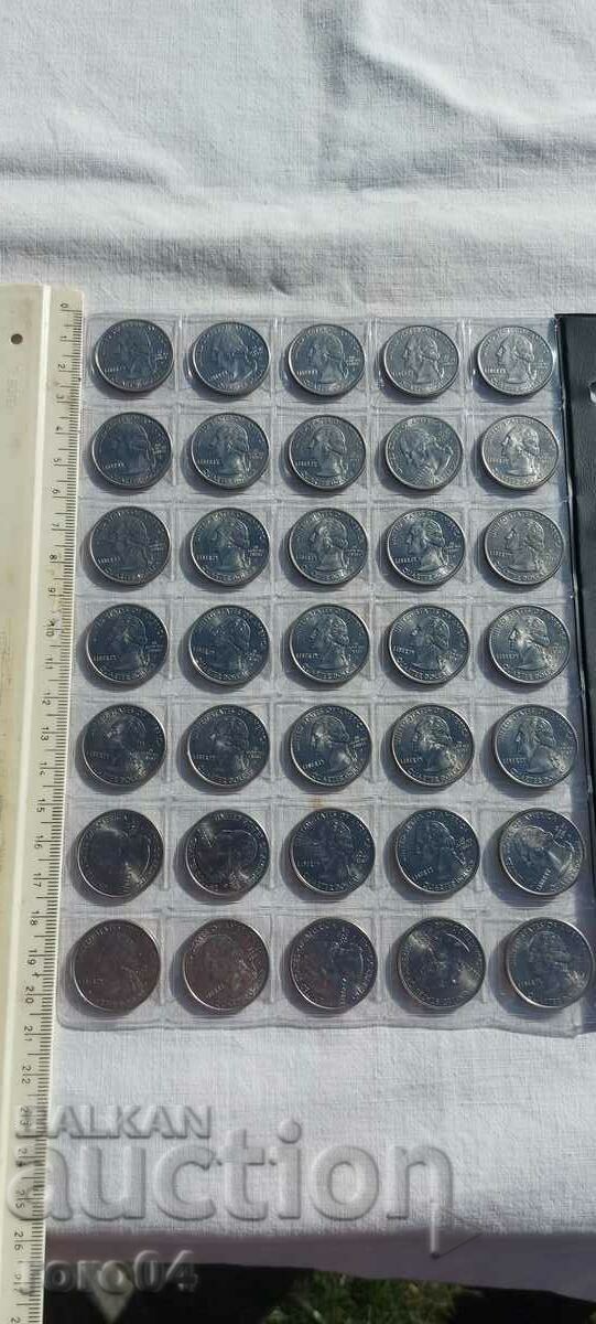 SUA - SFFER DE DOLLAR - 35 BUCĂȚI SUA - SFFER DE DOLLAR - 35 BUCĂȚI