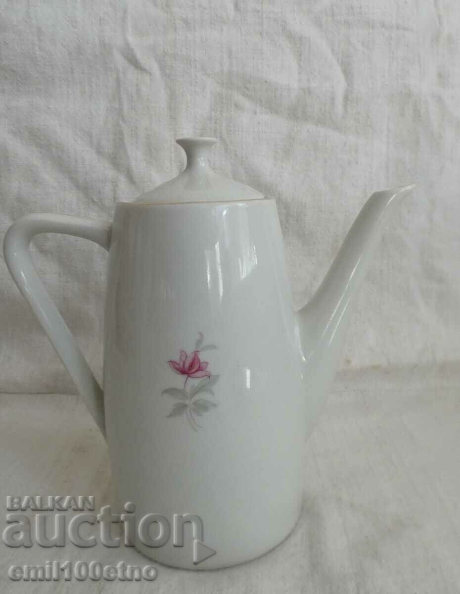 Teapot - jug old Bulgarian porcelain Razgrad with price 15.00 BGN | € 7.67 Teapot - jug old Bulgarian porcelain Razgrad with price 15.00 BGN | € 7.67