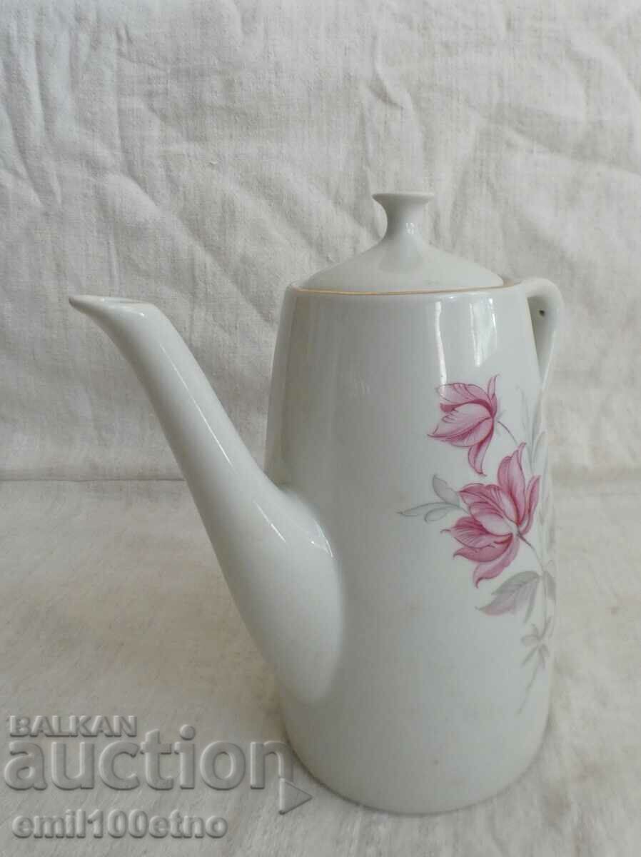 Teapot - jug old Bulgarian porcelain Razgrad - 7 Teapot - jug old Bulgarian porcelain Razgrad - 7