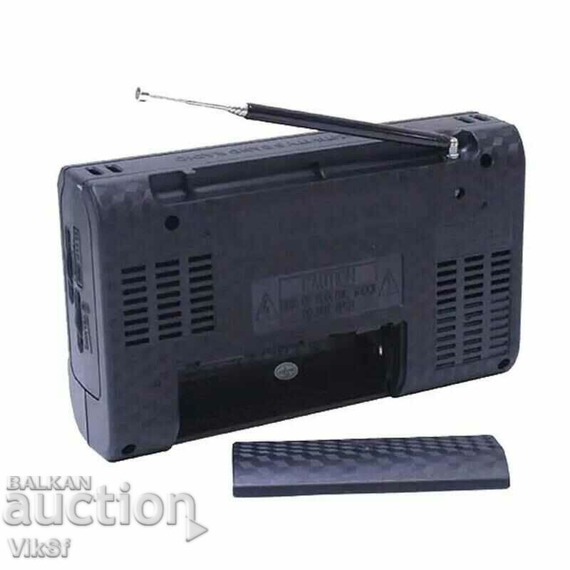 Auction Golon RX-3040S radio receiver + solar panel, BT, USB, TFT Auction Golon RX-3040S radio receiver + solar panel, BT, USB, TFT