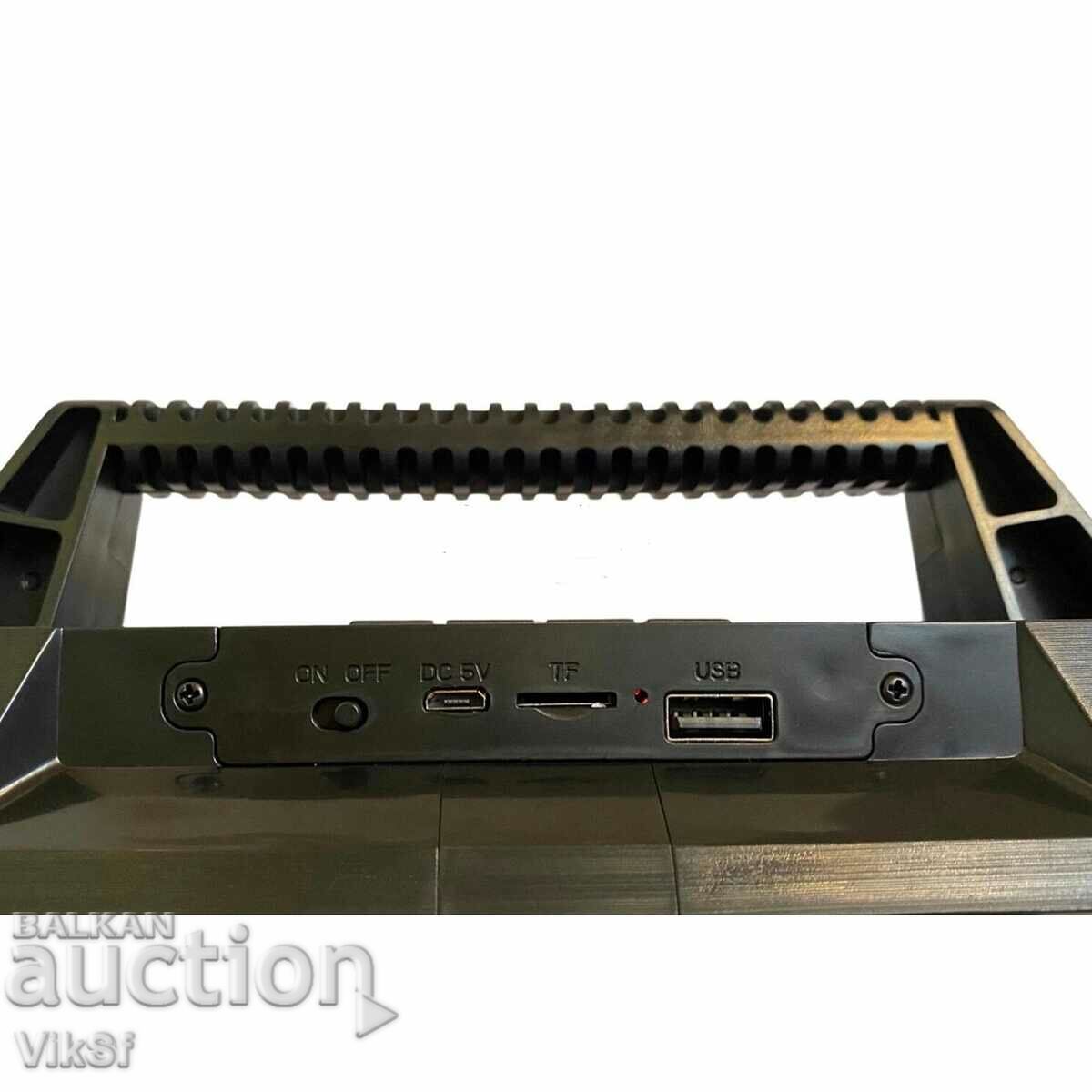 Portable speaker with radio, built-in microphone Solar panel - 5 Portable speaker with radio, built-in microphone Solar panel - 5